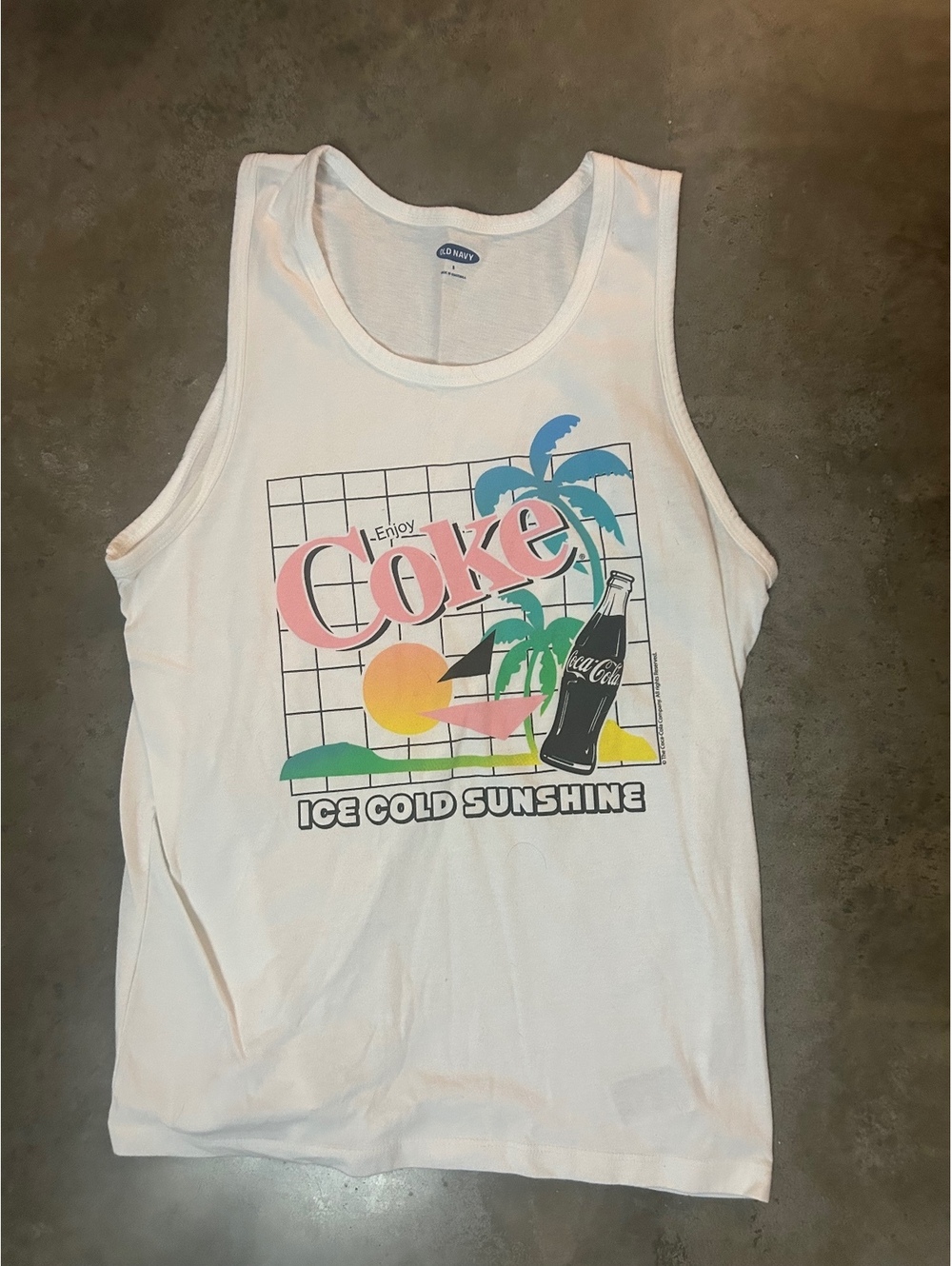 Old Navy white tank top